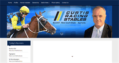 Desktop Screenshot of curtisracingstables.com.au